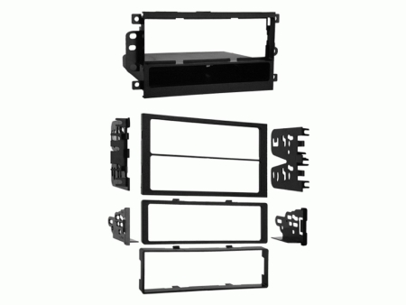 Monteringsramme 2-DIN med opbevaringsrum, sort i gruppen Bilstereo / Hvad passer i min bil / Suzuki / Grand Vitara / Grand Vitara 1998-2006 hos BRL (700281238081)