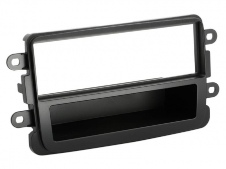 Monteringsram 1-din Dacia svart i gruppen Bilstereo / Hvad passer i min bil / Dacia / Dacia Duster / Dacia Duster 2010-2017 hos BRL (700281250132)