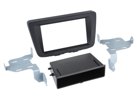 Monteringsramme 2-DIN med opbevaringsrum, Suzuki Baleno 06/2016-07/2019 i gruppen Bilstereo / Hvad passer i min bil / Suzuki / Baleno hos BRL (700281294151)