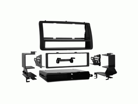 Monteringsramme 1-DIN med opbevaringsrum Toyota Corolla 2002-2007, sort i gruppen Bilstereo / Hvad passer i min bil / Toyota / Corolla / Corolla 2000-2006 hos BRL (700281300021)