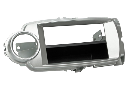 Monteringsramme 2-DIN med opbevaringsrum Toyota Yaris 10/2011-08/2014 i gruppen Bilstereo / Hvad passer i min bil / Toyota / Yaris / Yaris 2011-2014 hos BRL (700281300251)