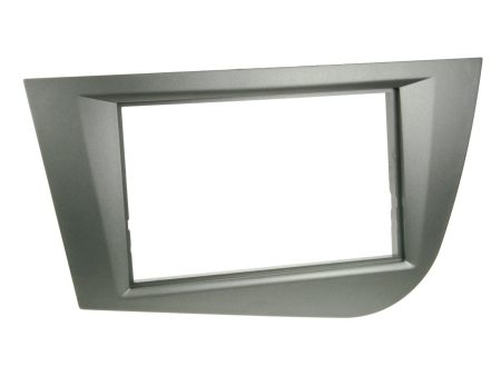 Monteringsramme 2-DIN Seat Leon, antracit i gruppen Bilstereo / Hvad passer i min bil / Seat / Leon / Leon 2005-2012 hos BRL (70028132805)