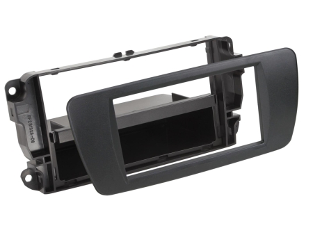 Monteringsramme 2-DIN med opbevaringsrum Seat Ibiza, nit black i gruppen Bilstereo / Hvad passer i min bil / Seat / Ibiza / Ibiza 2009-2015 hos BRL (700281328062)