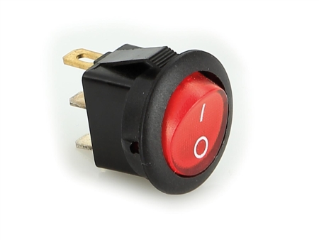 Strømafbryder ON/OFF rød 4,8mm i gruppen Bilstereo / Tilbehør / Monteringstilbehør hos BRL Electronics (700303400010)