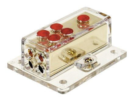 Distributionsblock 1x20mm² + 4x10mm² i gruppen Bilstereo / Tilbehør / Fordelerblokke hos BRL (70030360104)