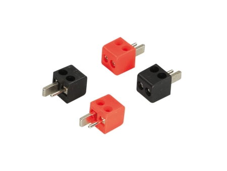 Højttalerstik DIN 2 x rød/sort 2,5mm² i gruppen Bilstereo / Hvad passer i min bil / Mercedes / E-klasse / E-klasse 1984-1995 W124 hos BRL (70030415001)