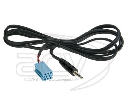 Mini ISO (blå) till 3,5mm minitele. i gruppen Bilstereo / Smartphone i bilen / AUX & USB i bilen hos BRL Electronics (70031149005)