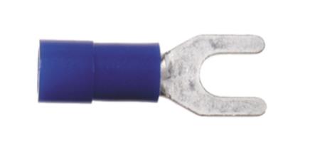 Gaffelskor 1,5 mm² - 2,5mm² Blå 100 pack i gruppen Bilstereo / Tilbehør / Kabelskor hos BRL Electronics (7003443402)