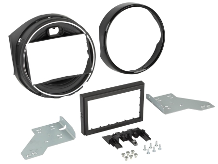 Monteringsram 2-DIN BMW Mini, sort i gruppen Bilstereo / Hvad passer i min bil / Mini / Mini Cooper / Mini Cooper F56 2014-2024 hos BRL (70038102315)