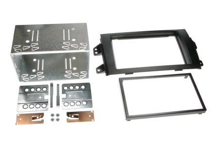 Monteringsramme 2-DIN Fiat Sedici/Suzuki SX4, sort i gruppen Bilstereo / Hvad passer i min bil / Suzuki / SX4 hos BRL (70038109417)