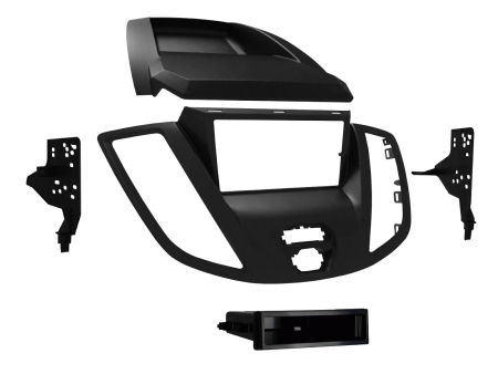 Monteringsramme 2-DIN med opbevaringsrum Ford Transit V363 i gruppen Bilstereo / Hvad passer i min bil / Ford / Transit / Transit 2014-2023 hos BRL (700381114322)