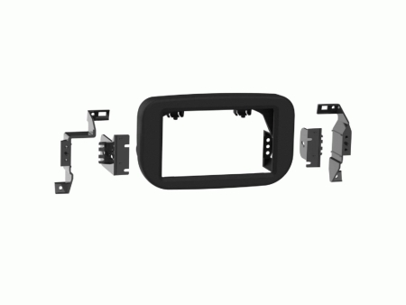 Monteringsramme 2-DIN Ford Transit, mattsort i gruppen Bilstereo / Hvad passer i min bil / Ford / Transit / Transit 2023- hos BRL (700381114401)