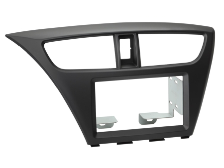 Monteringsramme 2-DIN Honda Civic, sort i gruppen Bilstereo / Hvad passer i min bil / Honda / Civic / Civic 2016-2021 hos BRL (700381130181)