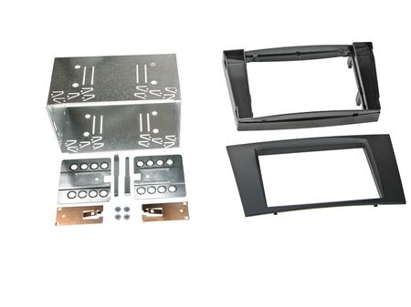Monteringsram 2-DIN Mercedes E-klass W211 02- i gruppen Bilstereo / Hvad passer i min bil / Mercedes / E-klasse / E-klasse 2002-2009 W211 hos BRL Electronics (70038119028)