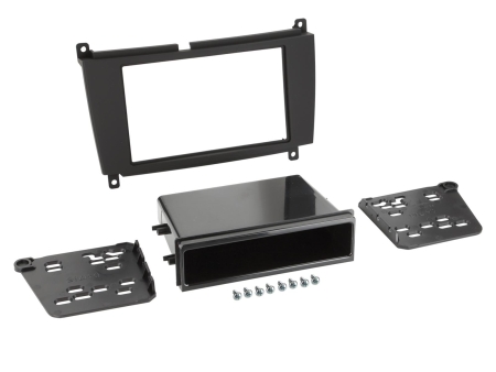 Monteringsramme 2-DIN med opbevaringsrum, Mercedes CLK W209 i gruppen Nyheder hos BRL (70038119047)