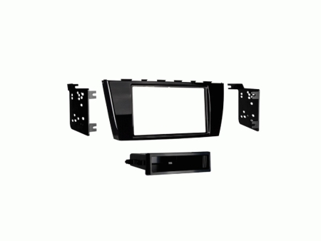 Monteringsramme 2-DIN med opbevaringsrum Mitsubishi Mirage/Space Star i gruppen Bilstereo / Hvad passer i min bil / Mitsubishi / Space Star hos BRL (700381200261)