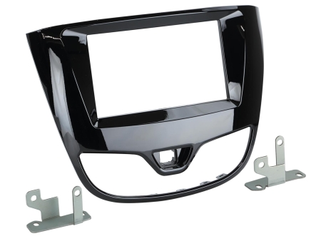 Monteringsramme 2-DIN Opel Karl 2017-2019, piano sort i gruppen Nyheder hos BRL (700381230332)