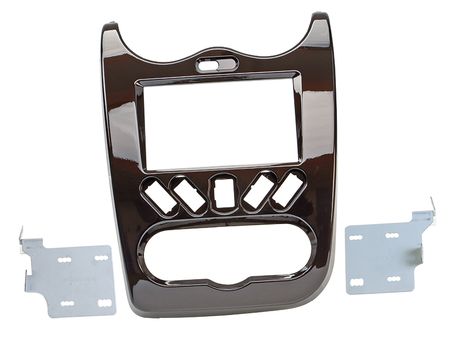 Monteringsram 2-din stereo Dacia Duster 2010- brun i gruppen Bilstereo / Hvad passer i min bil / Dacia / Dacia Duster / Dacia Duster 2010-2017 hos BRL Electronics (700381250023)