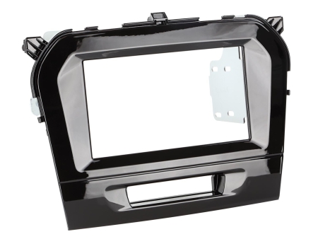 Monteringsramme 2-DIN Suzuki Vitara, piano sort i gruppen Bilstereo / Hvad passer i min bil / Suzuki / Vitara / Vitara 2015-2018 hos BRL (700381294101)