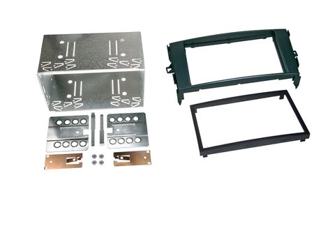 Monteringsram 2-din set Toyota Auris 2007- Svart i gruppen Bilstereo / Hvad passer i min bil / Toyota / Auris / Auris 2006-2012 hos BRL Electronics (700381300132)