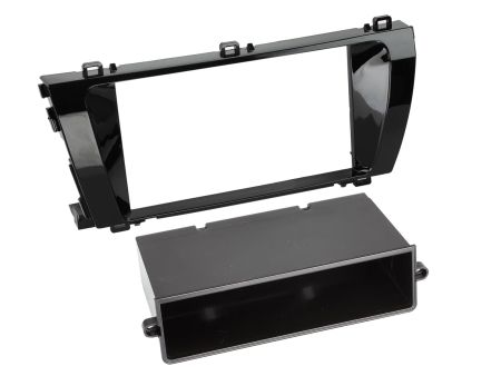 Monteringsramme 2-DIN Toyota Corolla, sort i gruppen Bilstereo / Hvad passer i min bil / Toyota / Corolla / Corolla 2012-2018 hos BRL (70038130030)