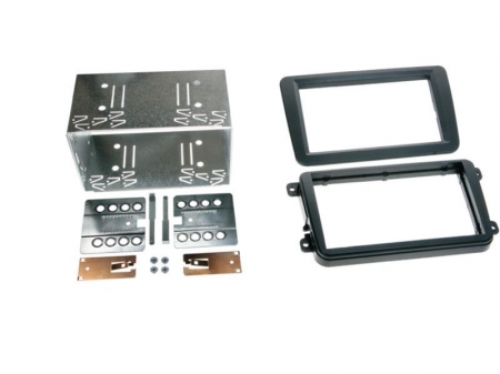 Monteringsram Dubbel-din VW/Seat/Skoda i gruppen Bilstereo / Hvad passer i min bil / Volkswagen / Transporter / Transporter T6 2015-2020 / Skift stereo Transporter T6 2015-2020 hos BRL Electronics (700381320101)