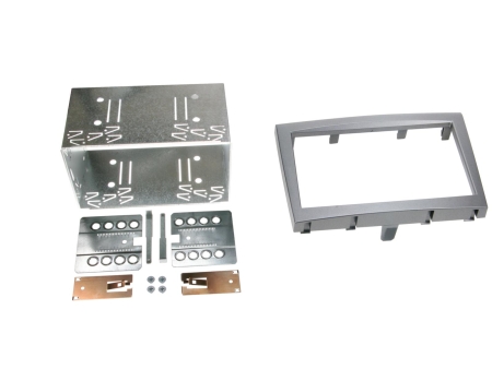 Monteringsramme 2-DIN Porsche 911/Boxster/Cayman, vulkangrå i gruppen Bilstereo / Hvad passer i min bil / Porsche / Boxster/Cayman / Boxster/Cayman 2005-2009 (987) hos BRL Electronics (700381323031)