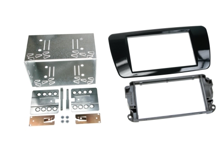 Monteringsramme 2-DIN Seat Ibiza, piano sort i gruppen Bilstereo / Hvad passer i min bil / Seat / Ibiza / Ibiza 2009-2015 hos BRL (700381328065)