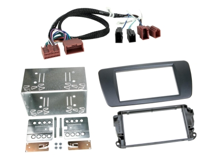 Monteringsramme 2-DIN Seat Ibiza, galway grå i gruppen Bilstereo / Hvad passer i min bil / Seat / Ibiza / Ibiza 2009-2015 hos BRL (700381328081)