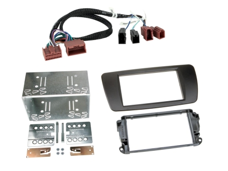ACV Monteringsramme 2-DIN Seat Ibiza, mat sort i gruppen Bilstereo / Hvad passer i min bil / Seat / Ibiza / Ibiza 2009-2015 hos BRL (700381328082)