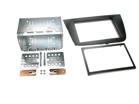 Monteringsramme 2-DIN Seat Leon, sort i gruppen Bilstereo / Hvad passer i min bil / Seat / Leon / Leon 2005-2012 hos BRL (70038132855)