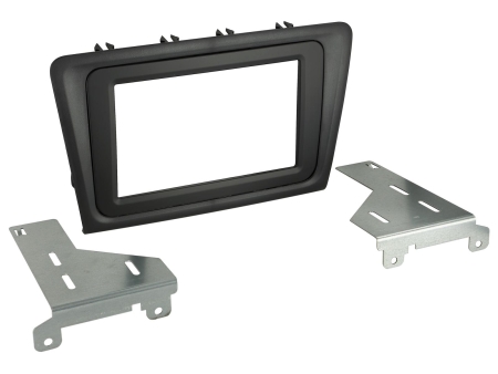 Monteringsramme 2-DIN Skoda Rapid, sort i gruppen Bilstereo / Hvad passer i min bil / Skoda / Skoda Rapid / Skoda Rapid 2017-2019 hos BRL Electronics (70038134010)