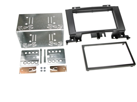 Monteringsramme 2-DIN Mercedes/VW gummioverflade i gruppen Bilstereo / Hvad passer i min bil / Mercedes / Sprinter / Sprinter 2006-2018 hos BRL (70039119027)