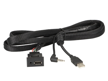 USB/AUX-adapter Mitsubishi ASX 2010-2019 i gruppen Bilstereo / Hvad passer i min bil / Mitsubishi / ASX / ASX 2010-2022 hos BRL (700441202001)