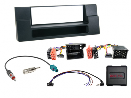 1-DIN installationssæt med opbevaringsrum til BMW 5-serie E39 i gruppen Bilstereo / Hvad passer i min bil / BMW / BMW 5-serie / BMW E39 1995-2003 / Skifte stereo E39 1995-2003 hos BRL (700611020071)