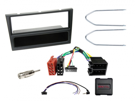 1-DIN installationssæt med opbevaringsrum Opel sort i gruppen Bilstereo / Hvad passer i min bil / Opel / Vivaro / Vivaro 2005-2010 hos BRL (700611230261)