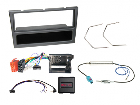 1-DIN Installationssæt med opbevaringsrum Opel, kul i gruppen Bilstereo / Hvad passer i min bil / Opel / Zafira / Zafira 2005- hos BRL (700611230262)