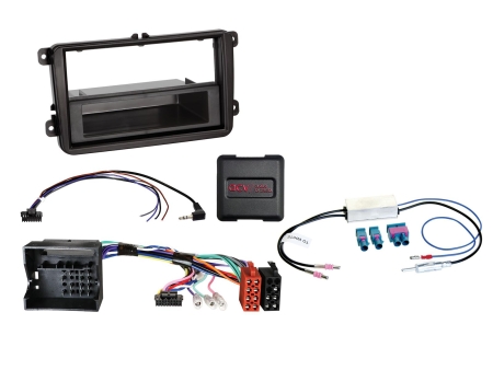 1/2-DIN Installationssæt med opbevaringsrum Seat/Skoda/VW i gruppen Bilstereo / Hvad passer i min bil / Volkswagen / Caddy / Caddy Mk3 2004-2015 / Skift stereo Caddy Mk3 2004-2015 hos BRL (700611320101)