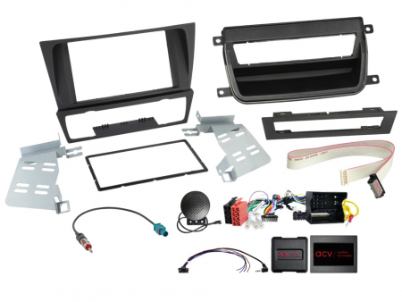 Installationssæt 2-DIN BMW 3-serie uden rygepakke i gruppen Bilstereo / Hvad passer i min bil / BMW / BMW 3-serie / BMW E90/E91/E92/E93 2005-2011 / Skifte stereo BMW E90/E91/E92/E93 2005-2011 hos BRL (700621023091)