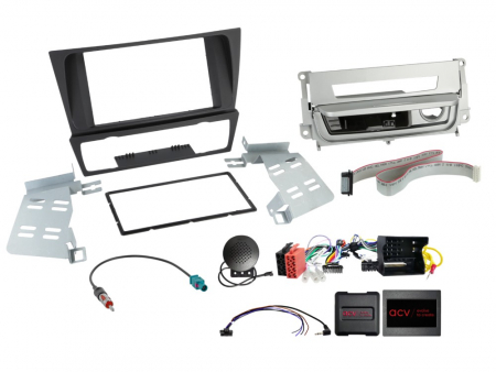 ACV Installationssæt 2-DIN BMW 3-serie, sølv i gruppen Bilstereo / Hvad passer i min bil / BMW / BMW 3-serie / BMW E90/E91/E92/E93 2005-2011 / Skifte stereo BMW E90/E91/E92/E93 2005-2011 hos BRL (700621023092)