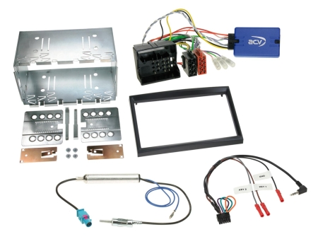 ACV Monteringsramme 2-DIN Citroen/Fiat/Peugeot/Toyota i gruppen Bilstereo / Hvad passer i min bil / Citroën / C3 / C3 2002-2009 hos BRL (700621040021)