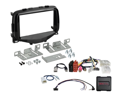 2-DIN Kit Citroën C1/Peugeot 108/Toyota Aygo, SWC/antenneadapter i gruppen Bilstereo / Hvad passer i min bil / Toyota / Aygo / Aygo 2014-2023 hos BRL (700621040151)