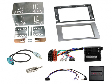 2-DIN Kit Ford sølv SWC/CAN Bus/antenneadapter i gruppen Bilstereo / Hvad passer i min bil / Ford / Transit Connect / Transit Connect 2002-2013 hos BRL (700621114153)