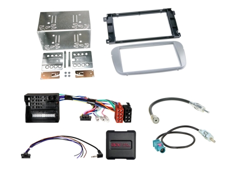 2-DIN Kit Ford forskellige køretøjer sølv SWC/CAN Bus/antenne i gruppen Bilstereo / Hvad passer i min bil / Ford / B-max / B-max 2012- hos BRL (700621114192)