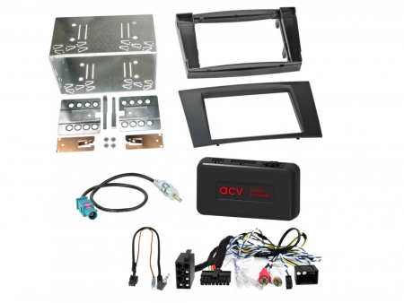 2-DIN Installationssæt Mercedes CLS/E-Klasse i gruppen Bilstereo / Hvad passer i min bil / Mercedes / E-klasse / E-klasse 2002-2009 W211 hos BRL (700621190281)