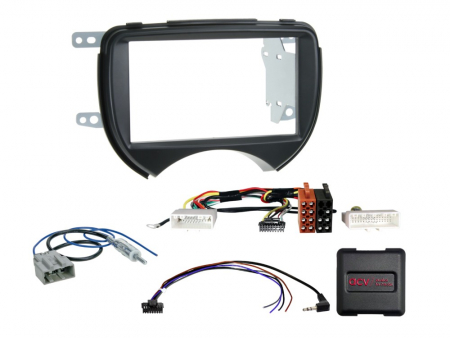 2-DIN Installationssæt Nissan Micra K13 i gruppen Bilstereo / Hvad passer i min bil / Nissan / Micra / Micra K13 2010-2017 hos BRL (700621210032)