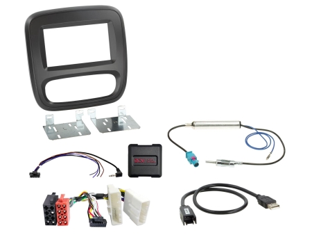 Monteringsramme 2-DIN Fiat/Nissan/Opel/Renault i gruppen Bilstereo / Hvad passer i min bil / Renault / Trafic / Trafic 2015-2023 hos BRL (700621230161)
