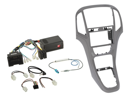 ACV installationssæt 2-DIN Opel Astra J, titan grå i gruppen Bilstereo / Hvad passer i min bil / Opel / Astra / Astra 2015-2022 hos BRL (700621230231)