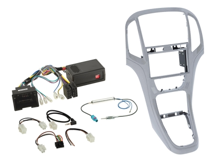 ACV installationssæt 2-DIN Opel Astra J, platin sølv i gruppen Bilstereo / Hvad passer i min bil / Opel / Astra / Astra 2015-2022 hos BRL (700621230233)
