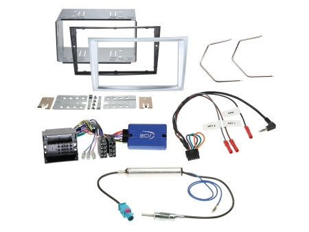 ACV Installationssæt 2-DIN Opel mat krom i gruppen Bilstereo / Hvad passer i min bil / Opel / Zafira / Zafira 2005- hos BRL (700621230244)